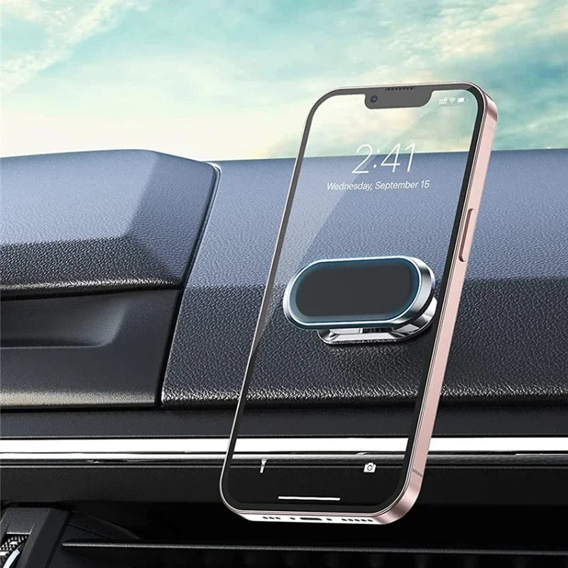 VIKEFON 1080° Rotation Foldable Car Magnetic Phone Holder Universal Air Vent Mount GPS for Iphone Samsung in Car Phone Stand